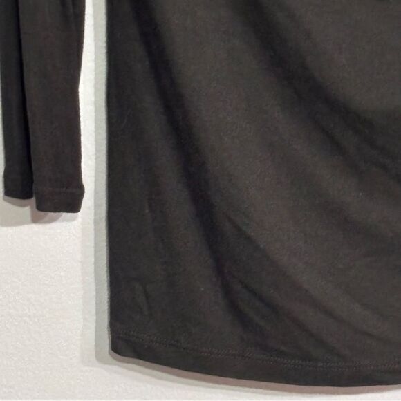 Jones New York | Women's Black Cowl Neck Stretch 3/4 Sleeve Blouse Top T… - Picture 6 of 12